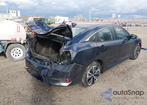 2017 Honda Civic Ex-L z USA, uszkodzony, nr VIN 2HGFC1F77HH647497